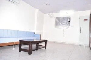 Common seating area near rooms