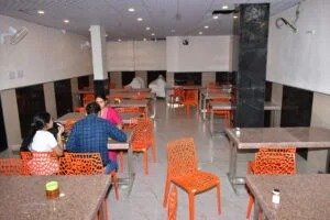 Dining hall at Sapphire Girls Hostel